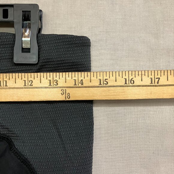 TuffRider Ladies Medium Black/Charcoal Ventilated Schooling Knee Patches Tights - Picture 10 of 11